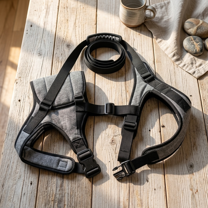 Dog Rear Support Harness for Disabled Dogs - Detail Flat Lay