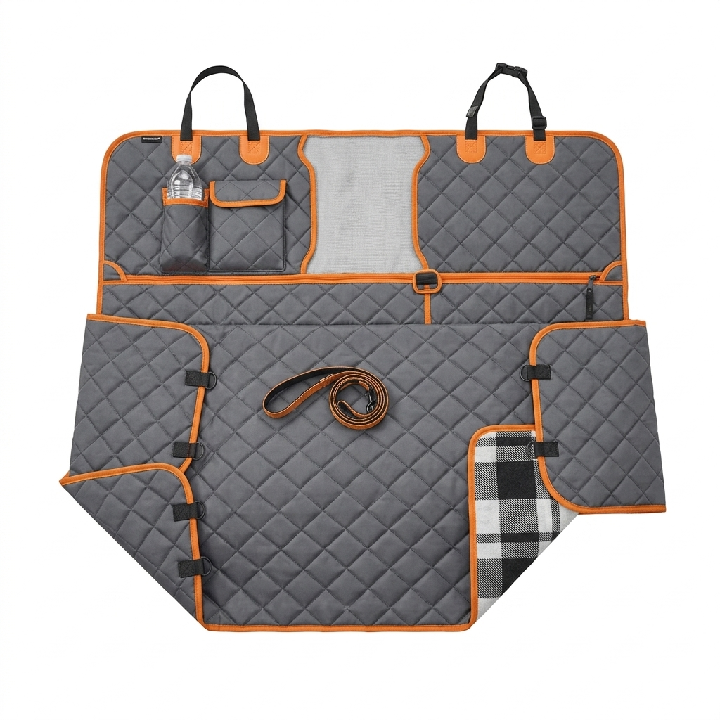 Furrwell Dog Car Seat Protector Mat studio product photo on white background