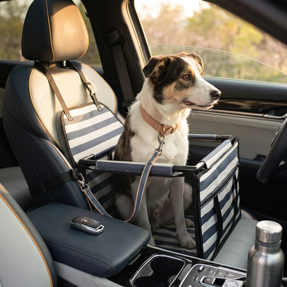 Waterproof Dog Car Mat Pet Safety Seat - dog using it in a car