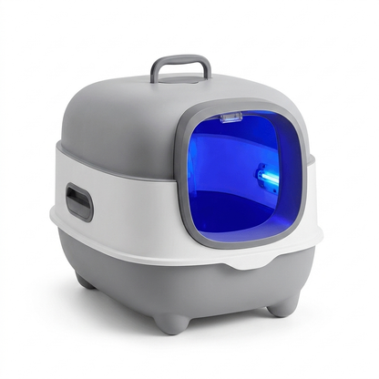 UV Cat Litter Box with Odor Control - Studio