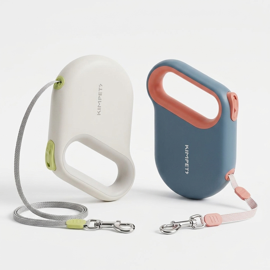 Automatic retractable dog leash with anti-breakaway feature - Studio