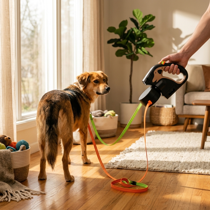 Retractable dog leash - Lifestyle