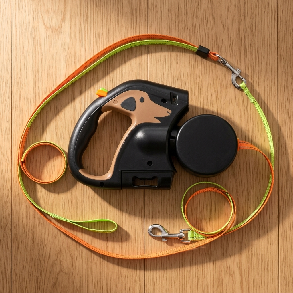 Retractable dog leash - Detail