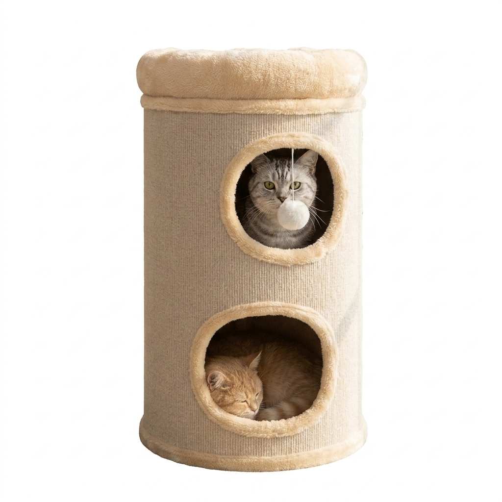 Sisal Cat Nest with Scratching Post - Studio