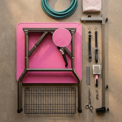 Foldable Pet Grooming Table - detail