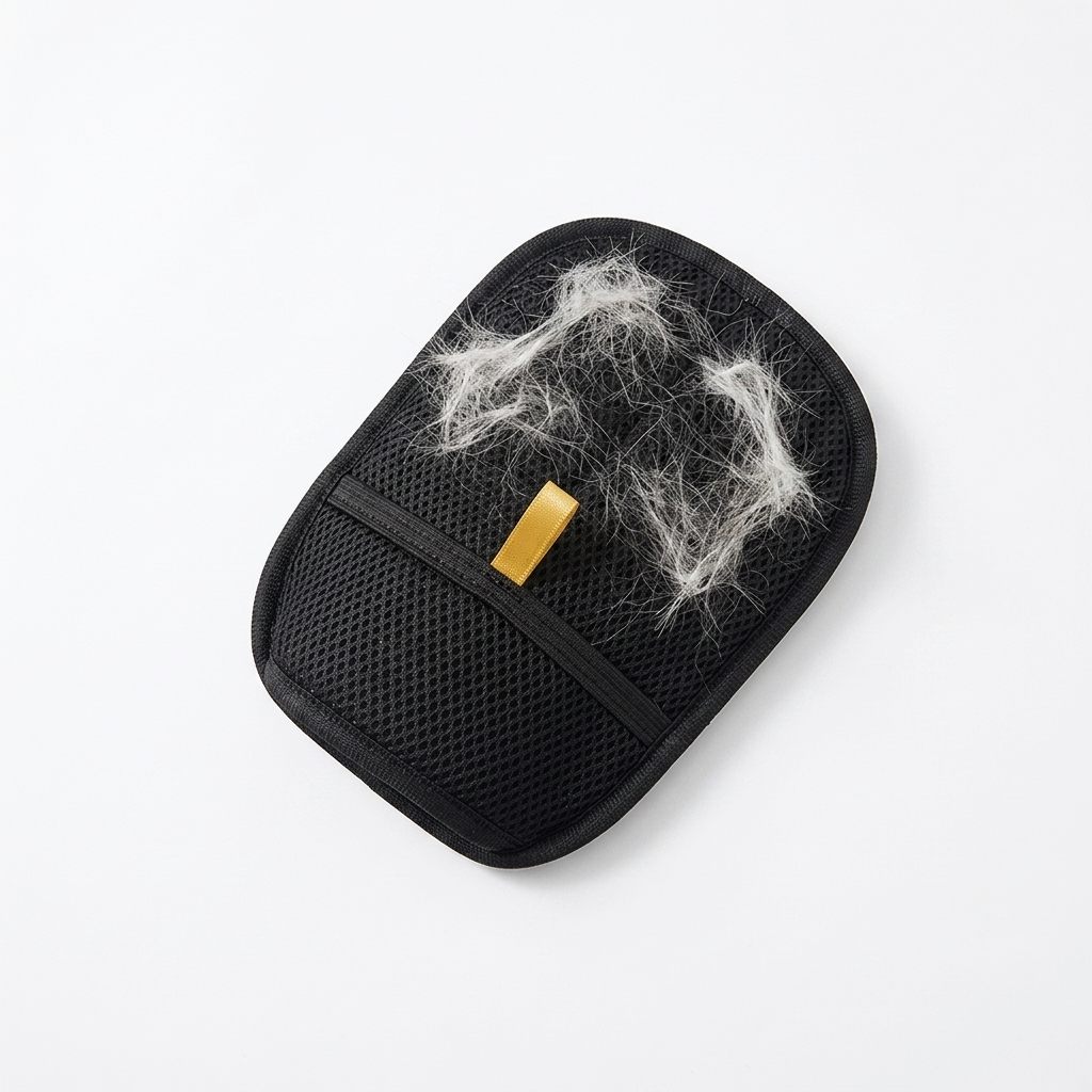 Pet Hair Removal Grooming Glove - studio product photo